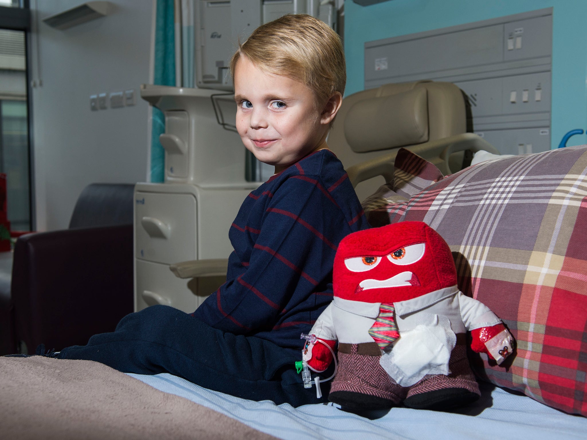 6-year-old Ralph Frost who was admitted to Great Ormond Street Hospital