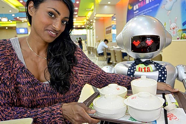 No tips required: Dr Shini Somara meets a Chinese robot waiter in 'Tomorrow’s Food'