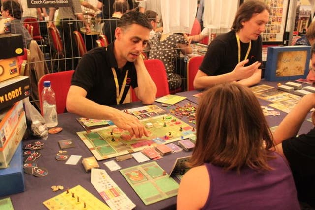 Board game tester Paul Grogan