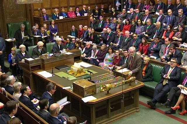 MPs during a debate in the House of Commons