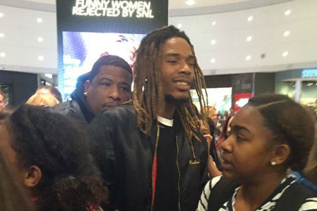 Fetty Wap threw out the money in a New Jersey mall
