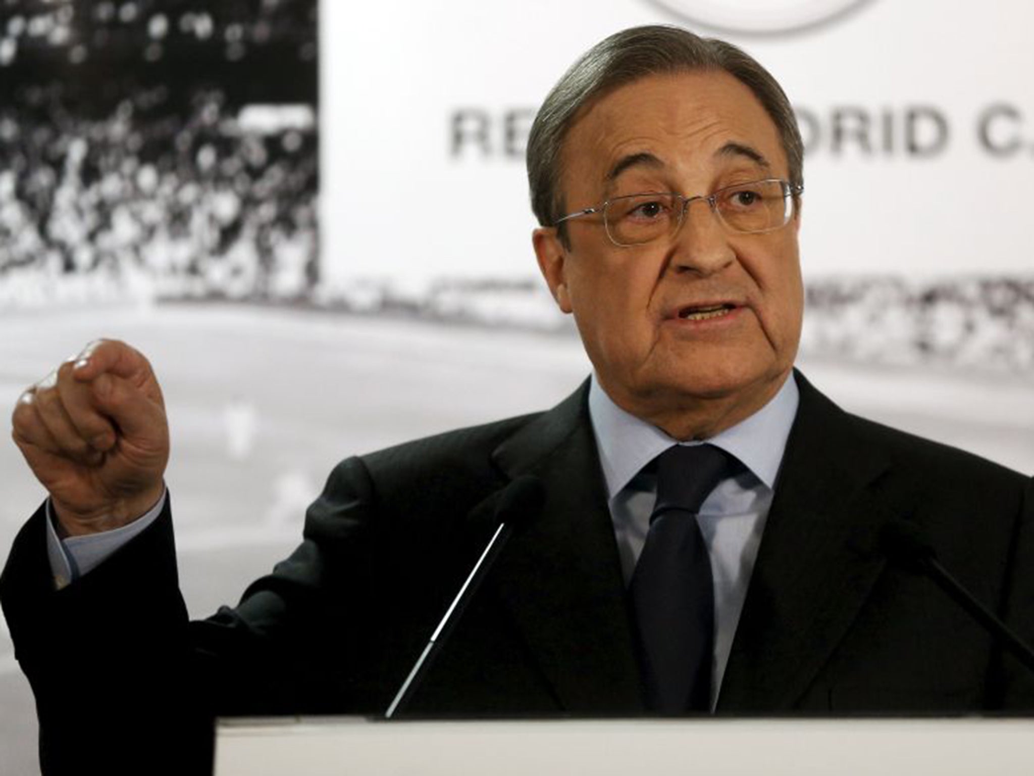 Florentino Perez claimed Real Madrid’s decline started in January