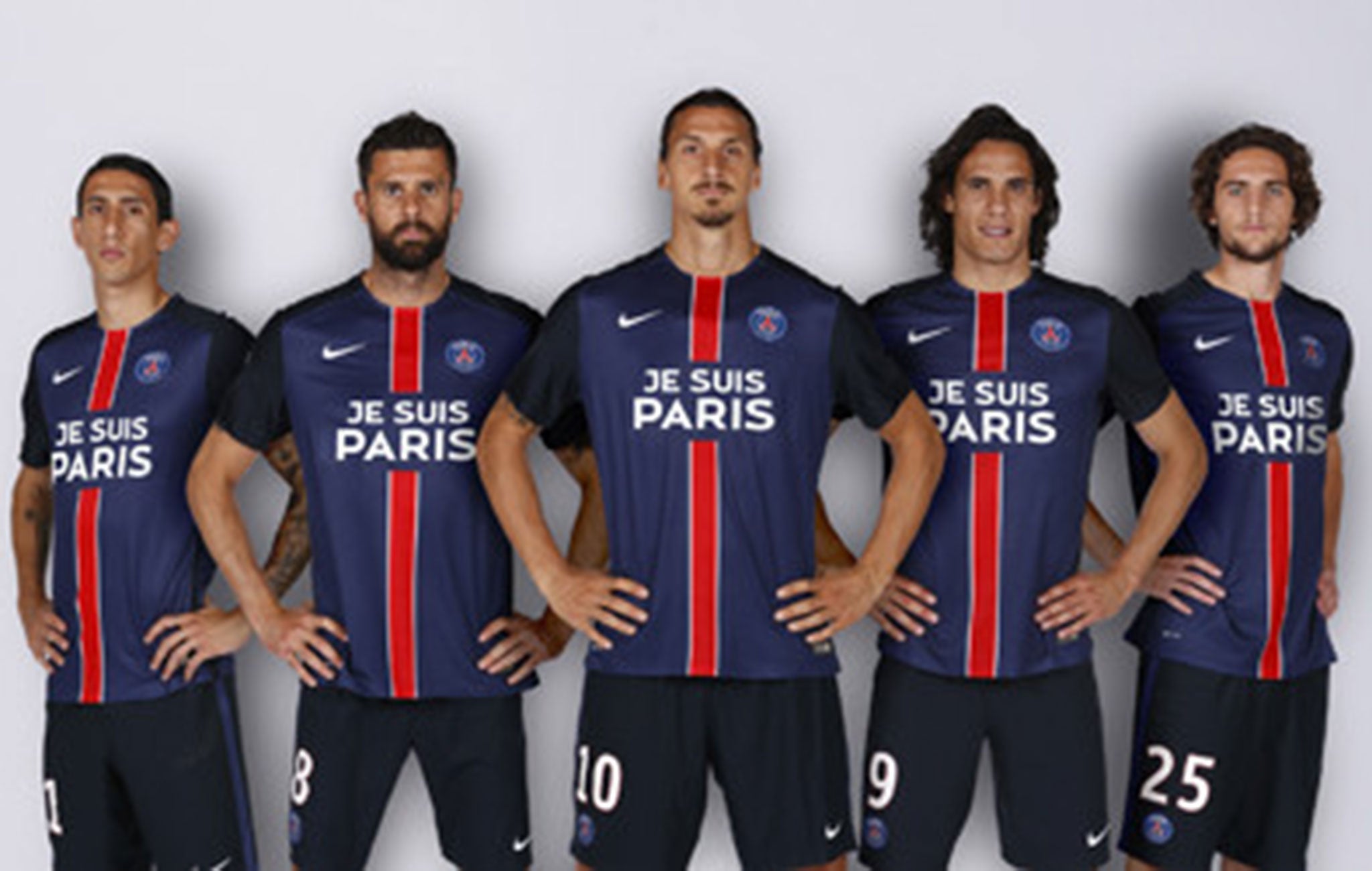 Paris Saint-Germain players will wear special shirts to honour the Paris attack victims
