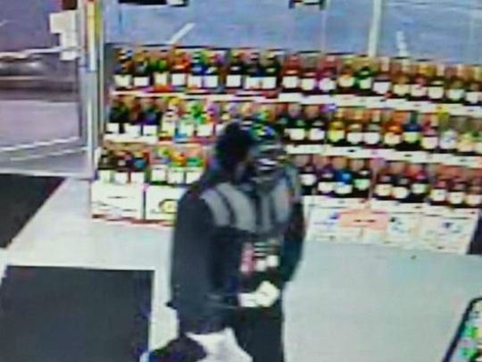 Police say the man eventually fled the store empty handed