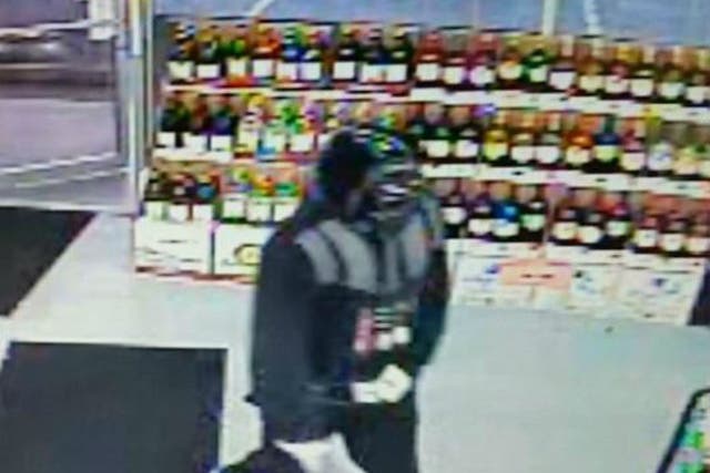 Police say the man eventually fled the store empty handed