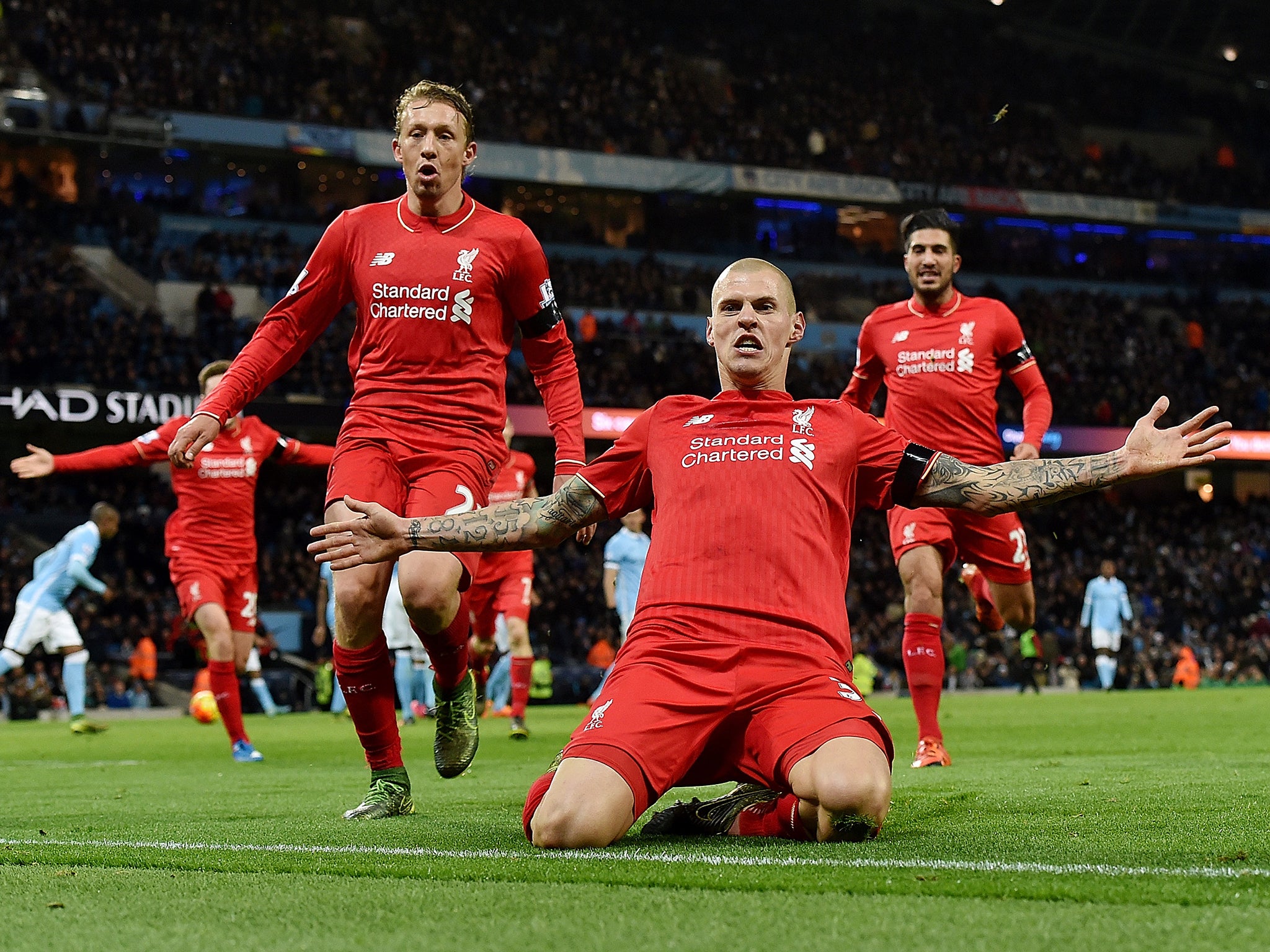 Martin Skrtel added Liverpool's fourth with a memorable strike