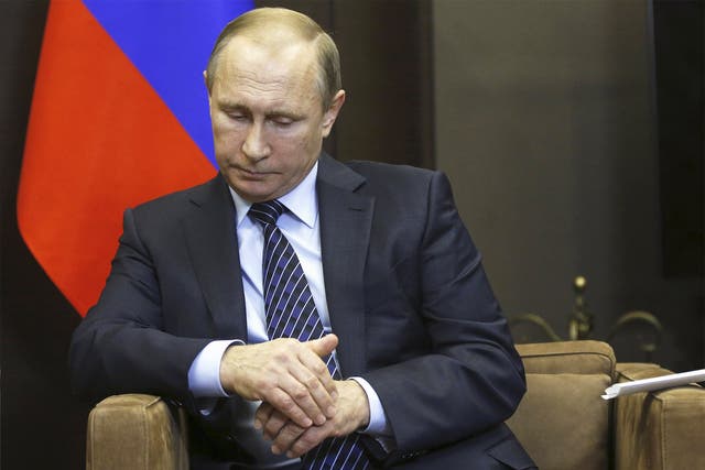 Vladimir Putin called the downing of the jet ‘a stab in the back’