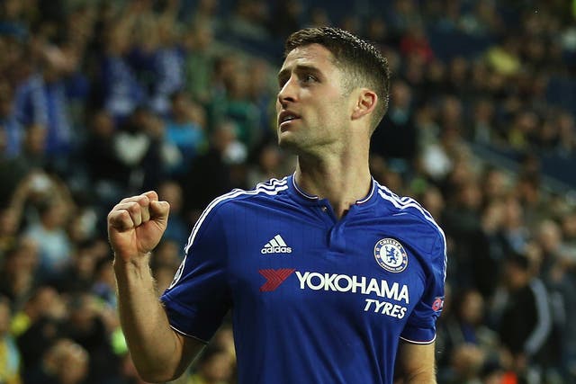The England defender Gary Cahill who has been linked with a move away from Chelsea