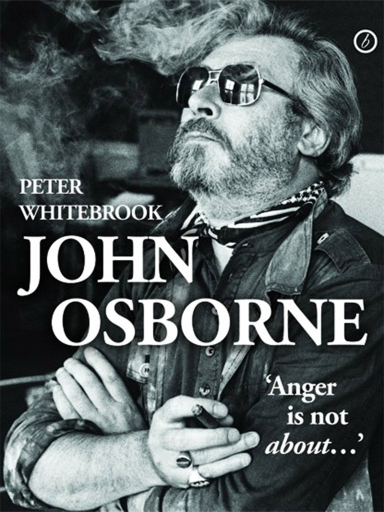Peter Whitebrook's book 'John Osborne: Anger is Not About...'