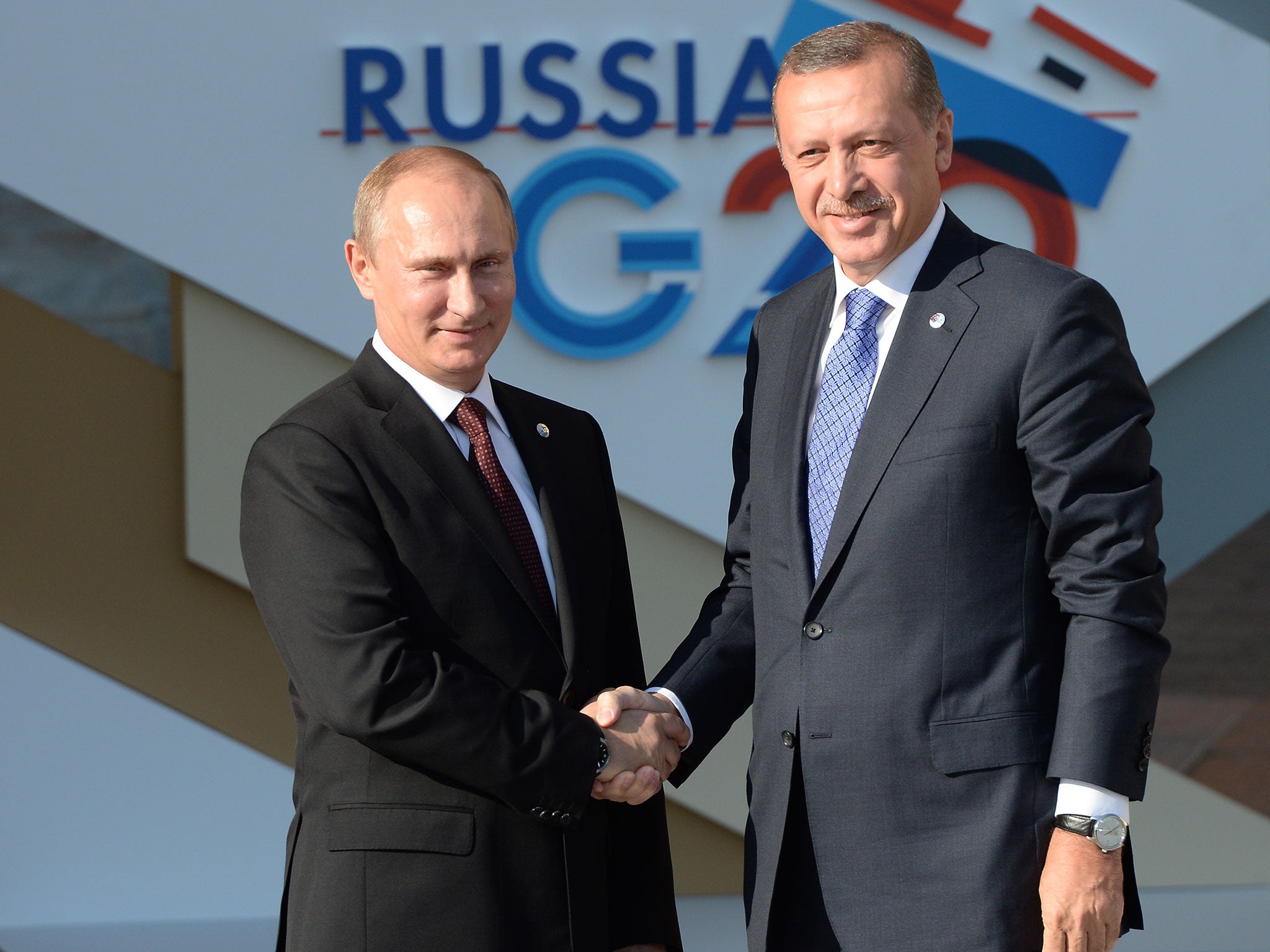 Vladimir Putin and Recep Tayyip Erdogan have previously been close allies