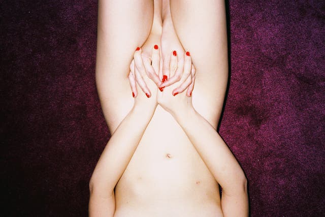 Untitled, 2015 by Ren Hang is displayed in The Photographers exhibition