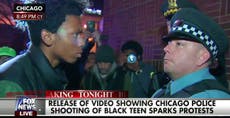 Hundreds protest after video emerges of police shooting black teenager