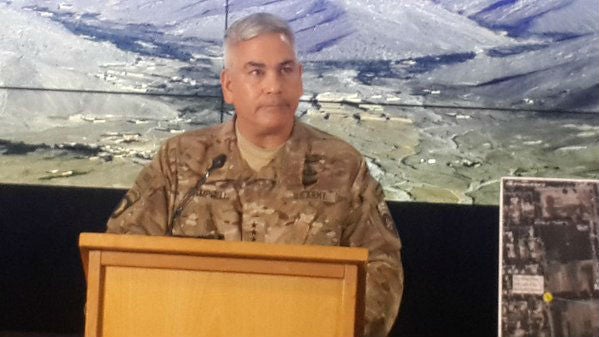 Gen John Campbell said the attack was the result of human error