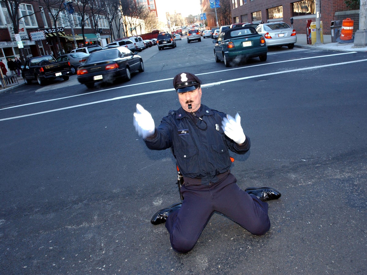 Dancing Cop Rhode Island