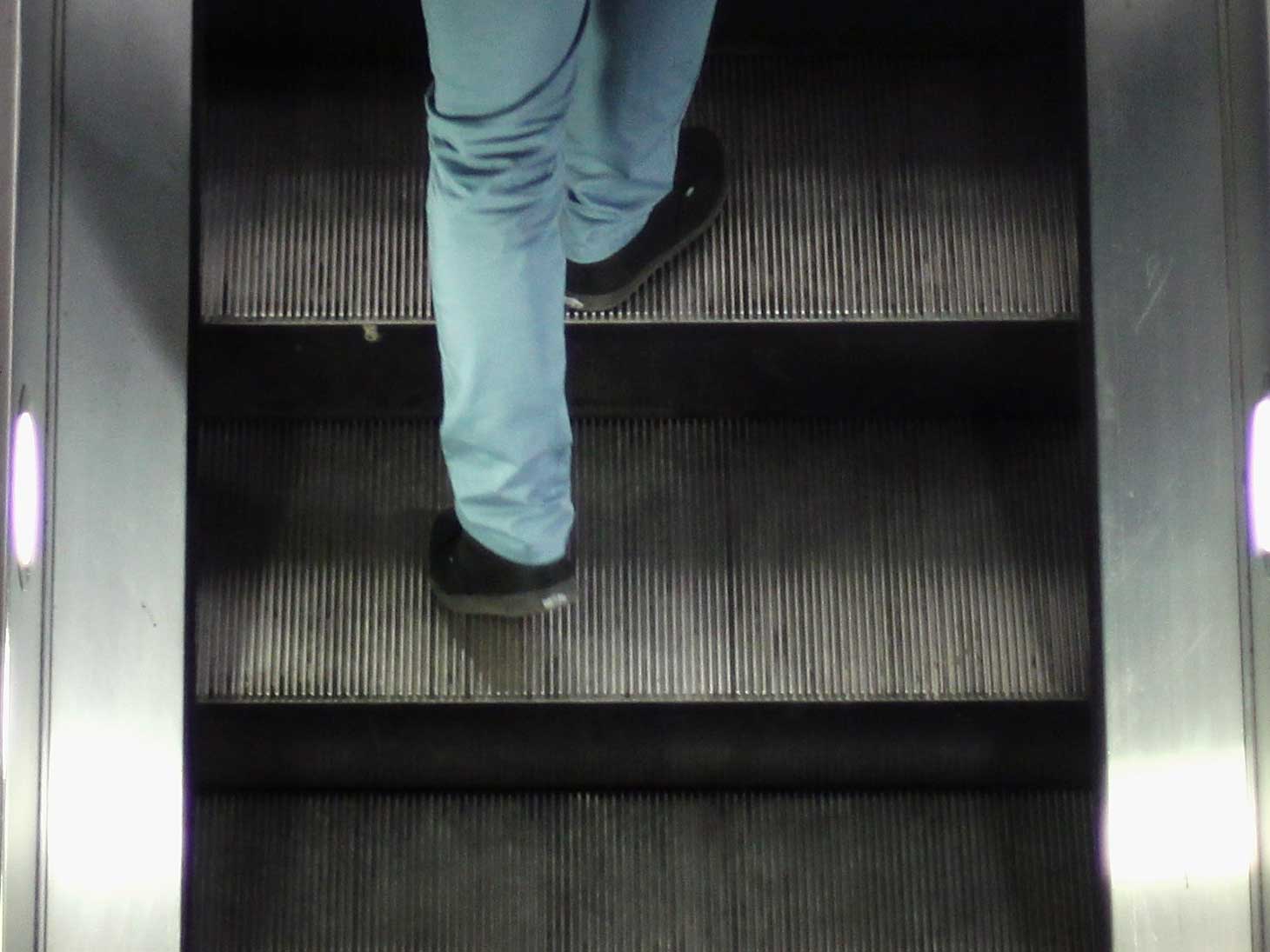 Staff at Holborn Tube station have been trialling 'standing only' on the station's escalators