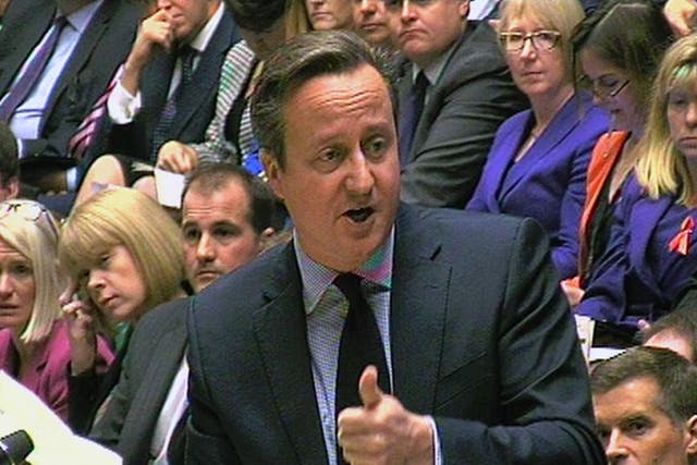 David Cameron said the Autumn Statement would deliver more funding to women’s charities that fight domestic violence