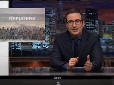 John Oliver explains rigorous US vetting process for Syrian refugees