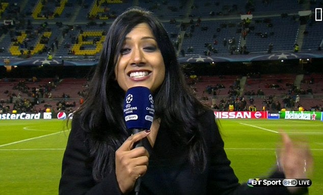 BT Sport presenter did not fluff her lines on live TV as ...