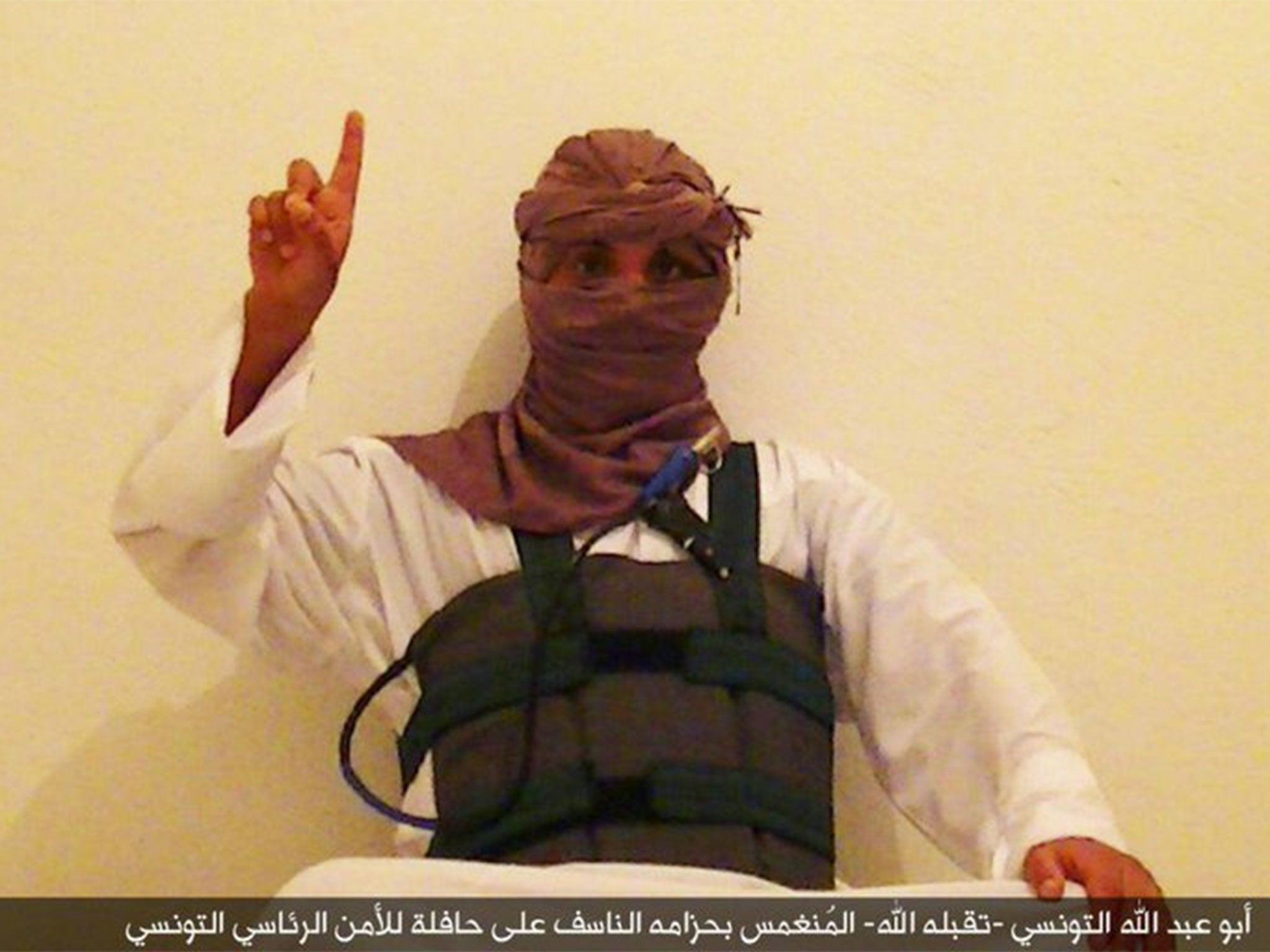 Isis releases an image purporting to show the Tunis suicide bomber