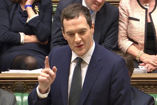 A still imaGeorge Osborne as he delivers the Autumn Statement to Parliament in London