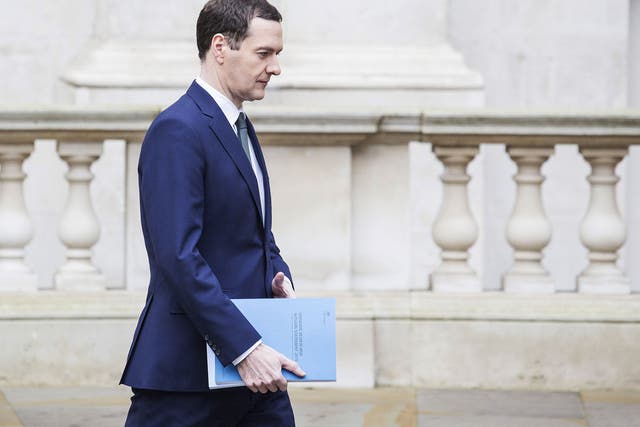 George Osborne leaves the Treasury for the House of Commons to deliver his Autumn statement