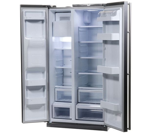 A Samsung American-style fridge freezer is £599 - a saving of £330.99