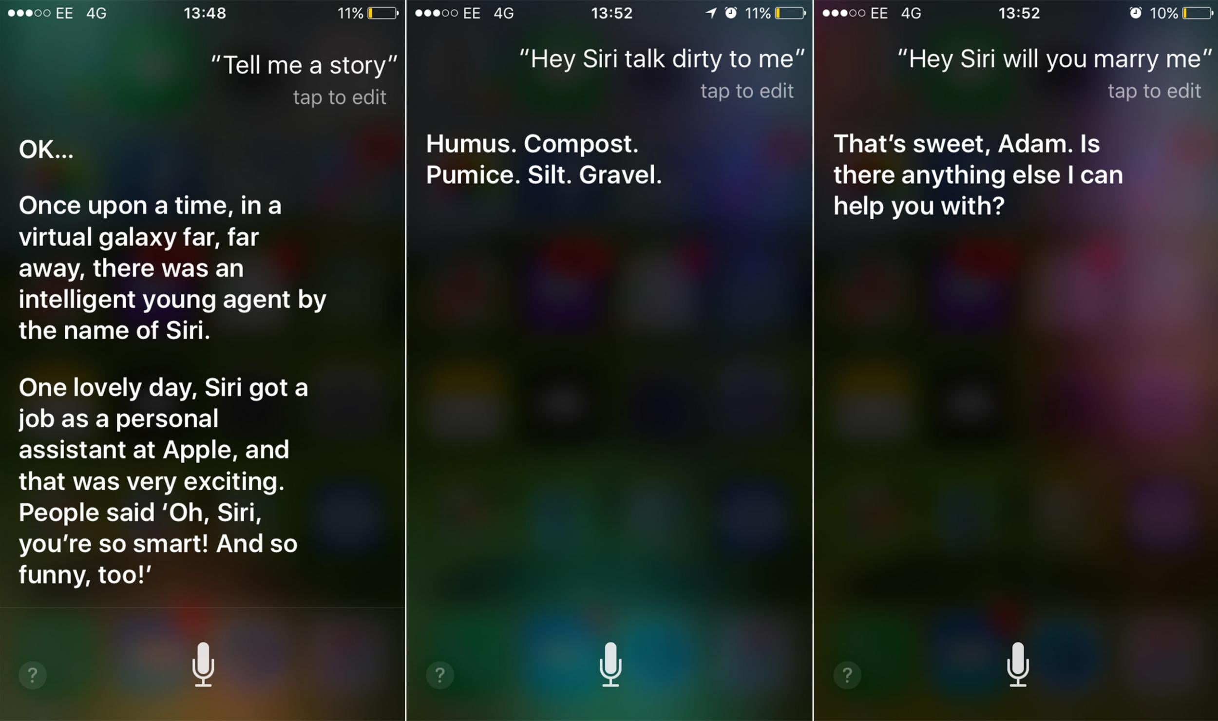 Siri's responses can be enigmatic