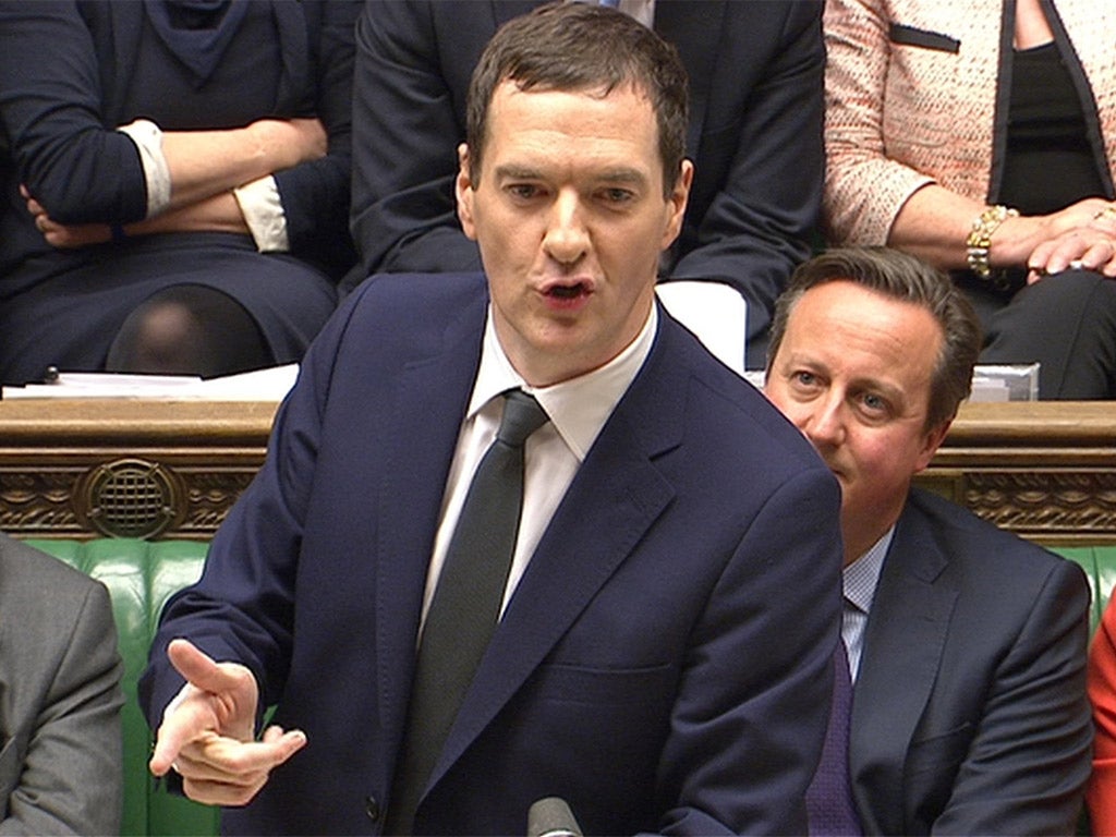 The Chancellor delivers the Autumn Statement to Parliament