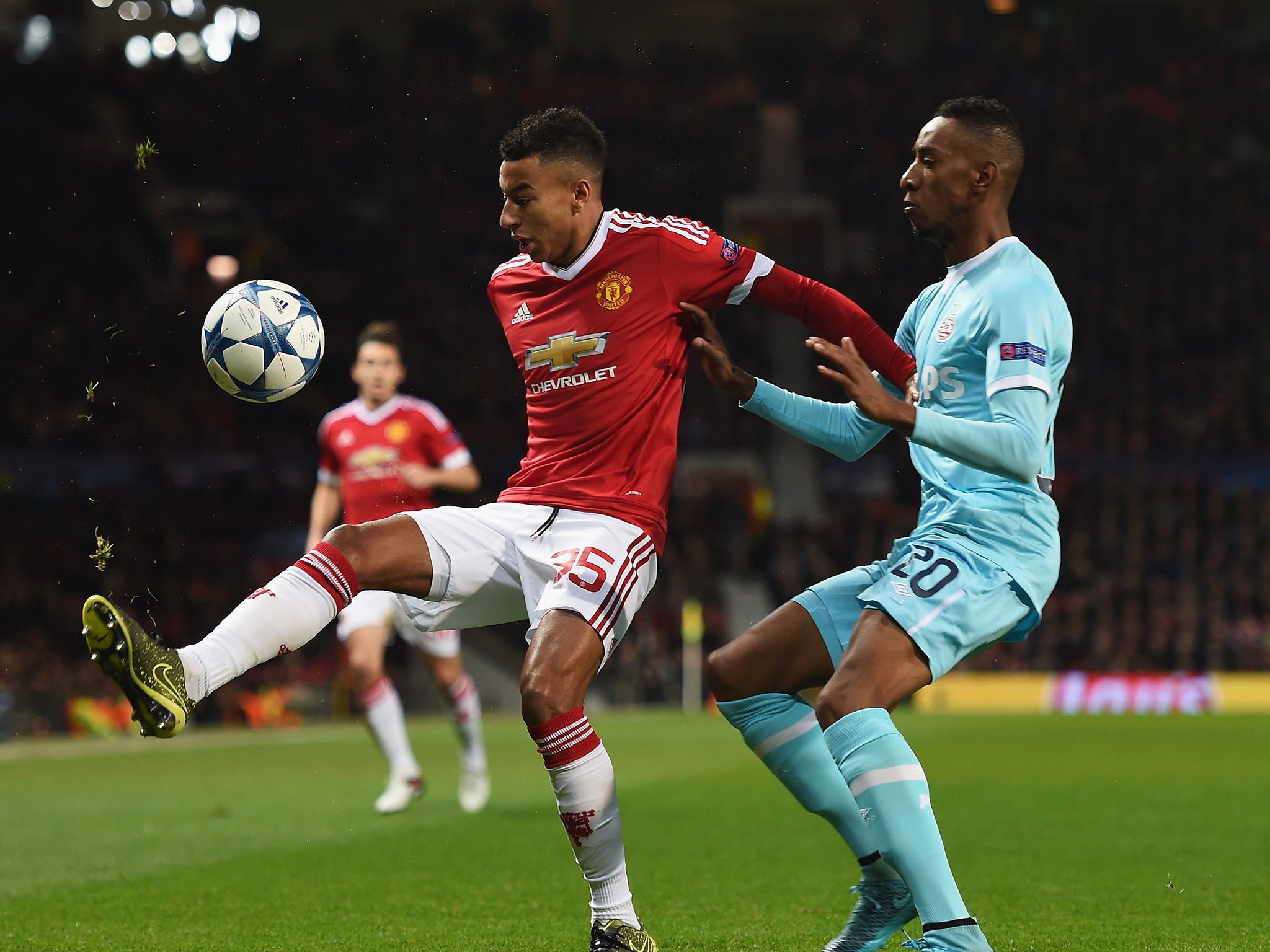 Jesse Lingard had several opportunities to open the scoring