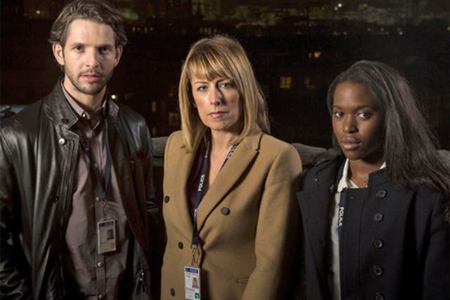 Damien Molony, Fay Ripley and Clare-Hope Ashitey star in 'Suspects'