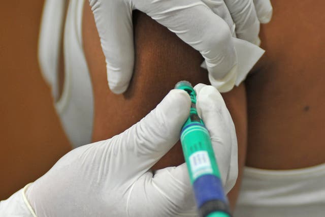 An injection of  insulin is administered. File photo