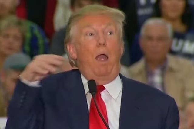 Donald Trump mocks a New York Times journalist's disability during a campaign speech