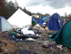 Rain is turning Calais refugee camp into 'a swamp'