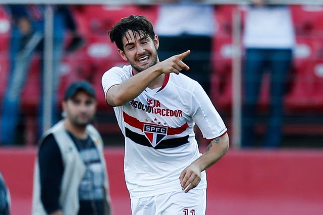 Alexandre Pato has been on loan with Sao Paulo from Corinthians since 2014