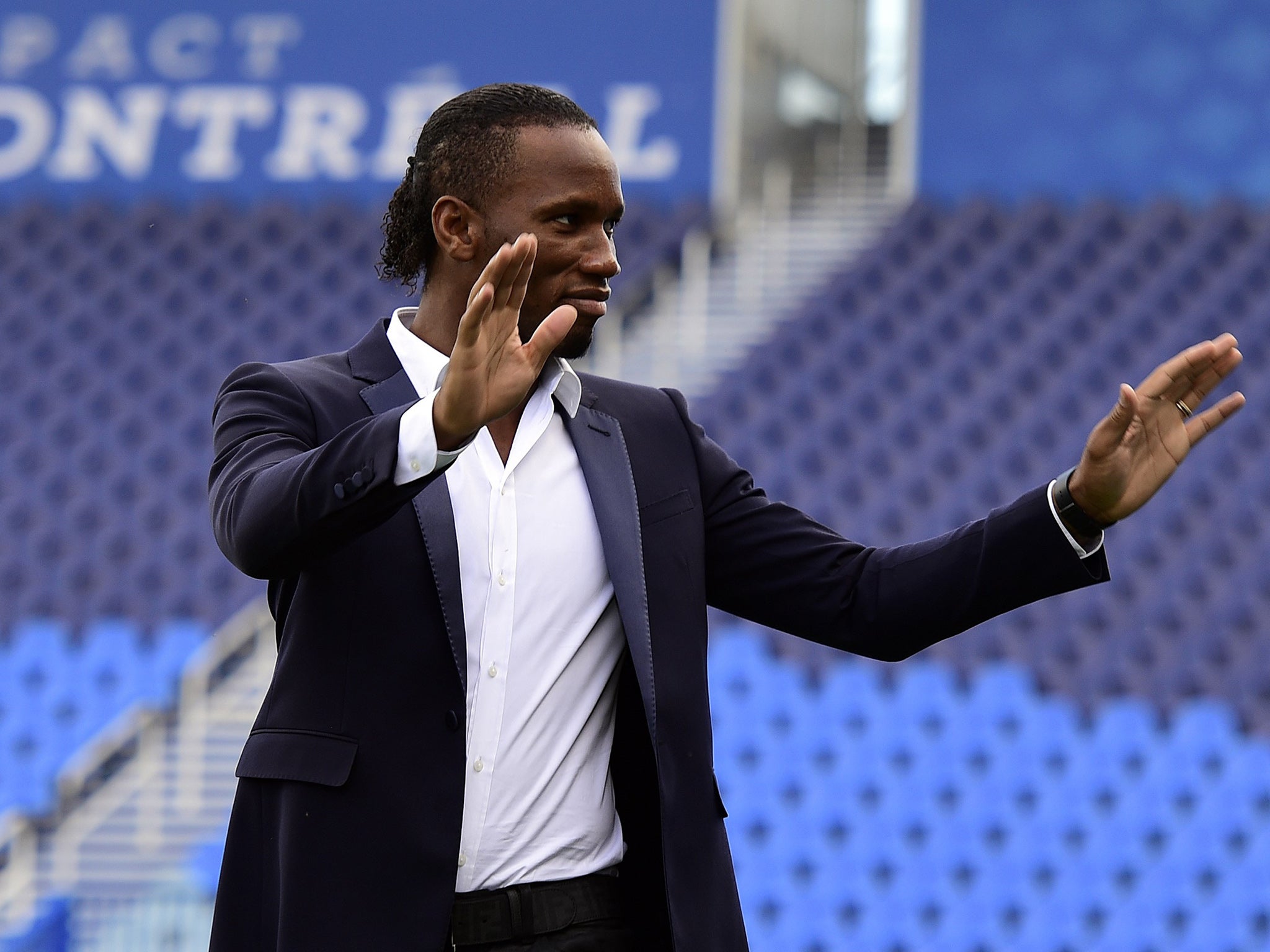 Didier Drogba now plays in the MLS for Montreal Impact