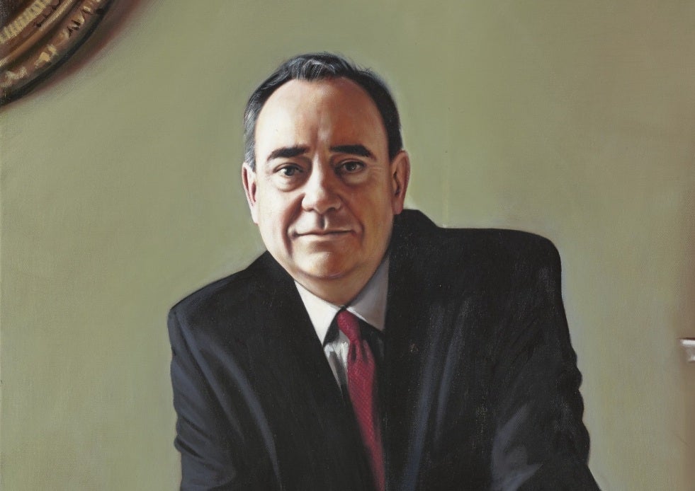 The portrait of Alex Salmond
