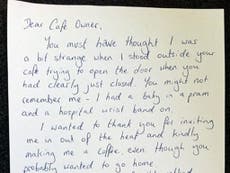 Mother with postnatal depression writes touching thank you note
