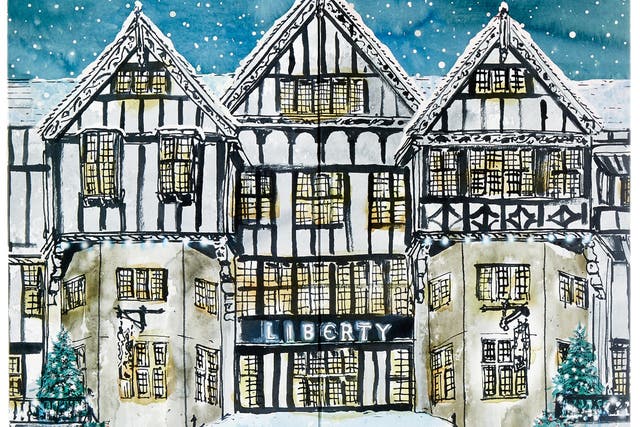 Liberty utilises the opportunity to show off its burgeoning beauty hall with goodies from the likes of Byredo and Diptyque hidden behind the artfully-painted doors (£149, liberty.co.uk)