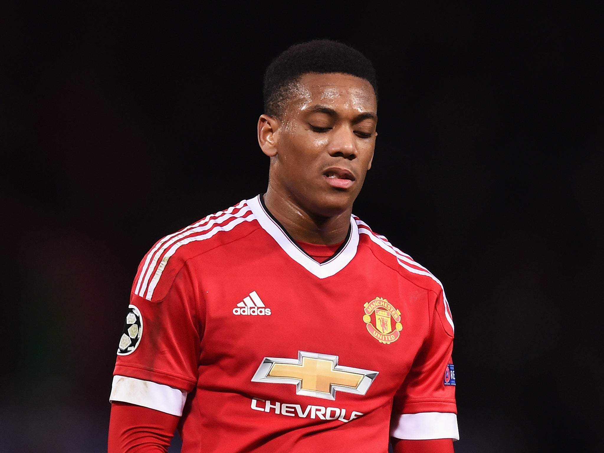 Manchester United forward Anthony Martial