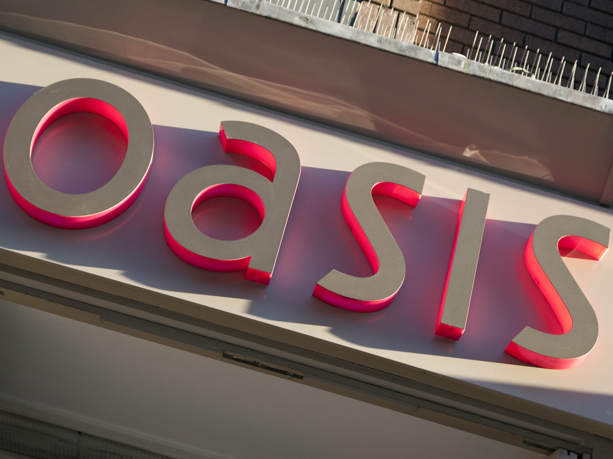 Oasis has 406 stores across the UK