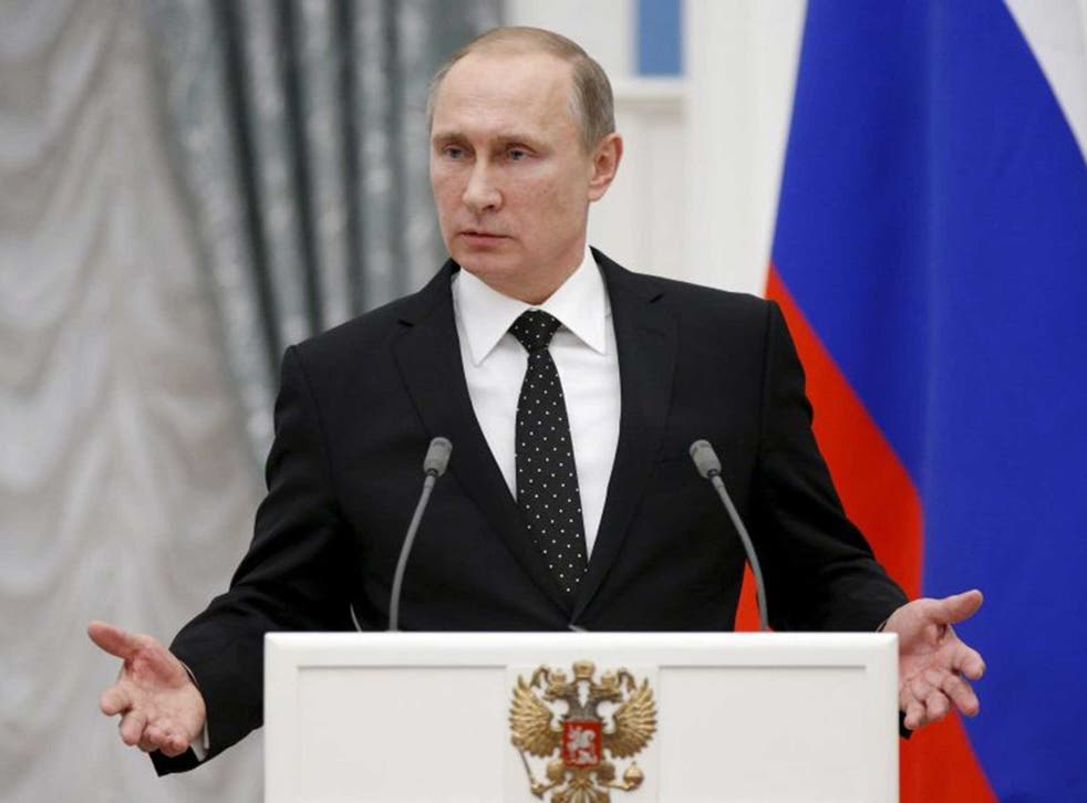 Vladimir Putin has said he is waiting for an apology from the Turkish leader