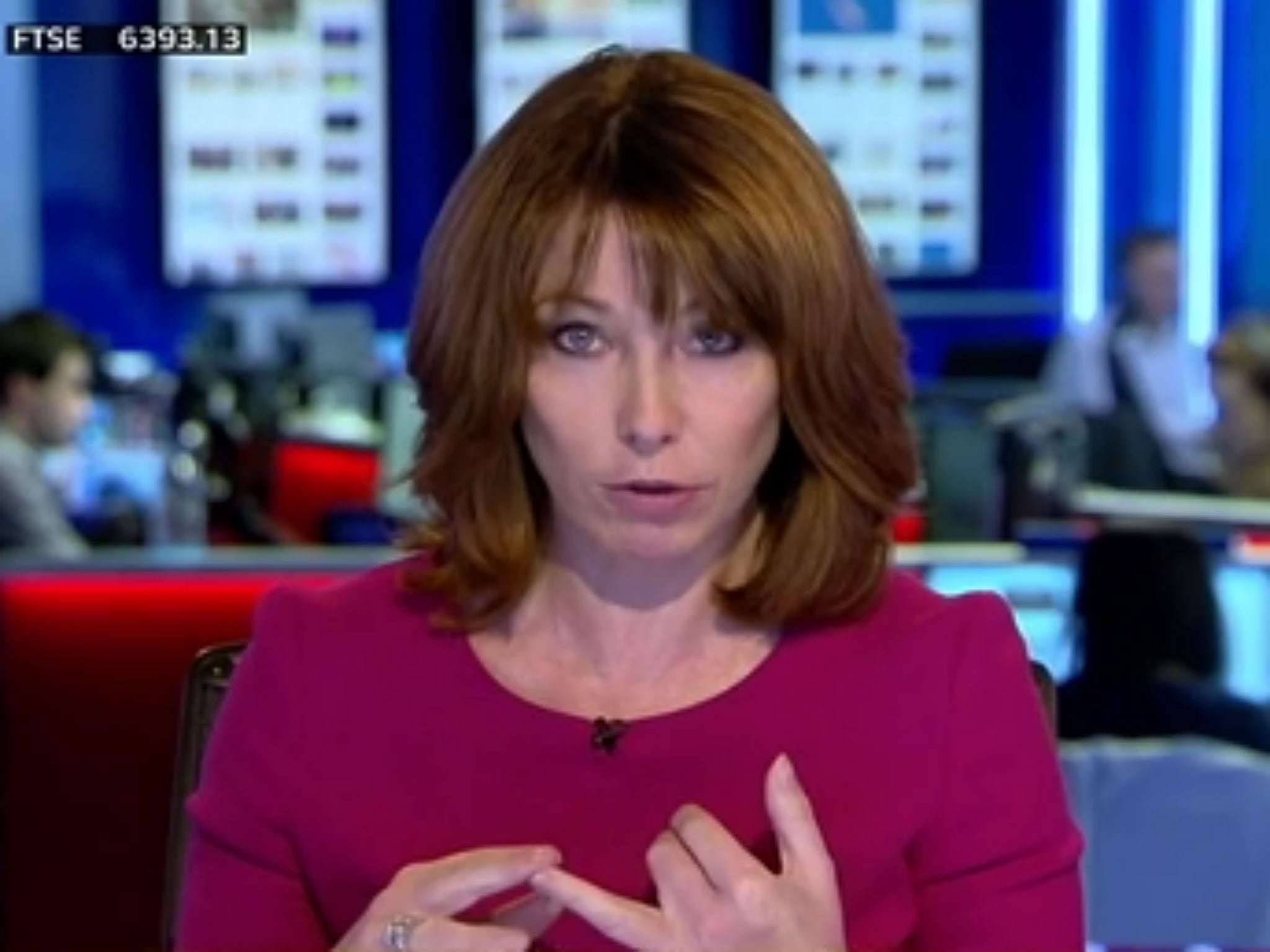 Kay Burley thanked her followers for correcting her, saying some had been more polite than others
