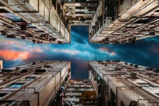 Surreal images of Hong Kong's 100-storey housing estates