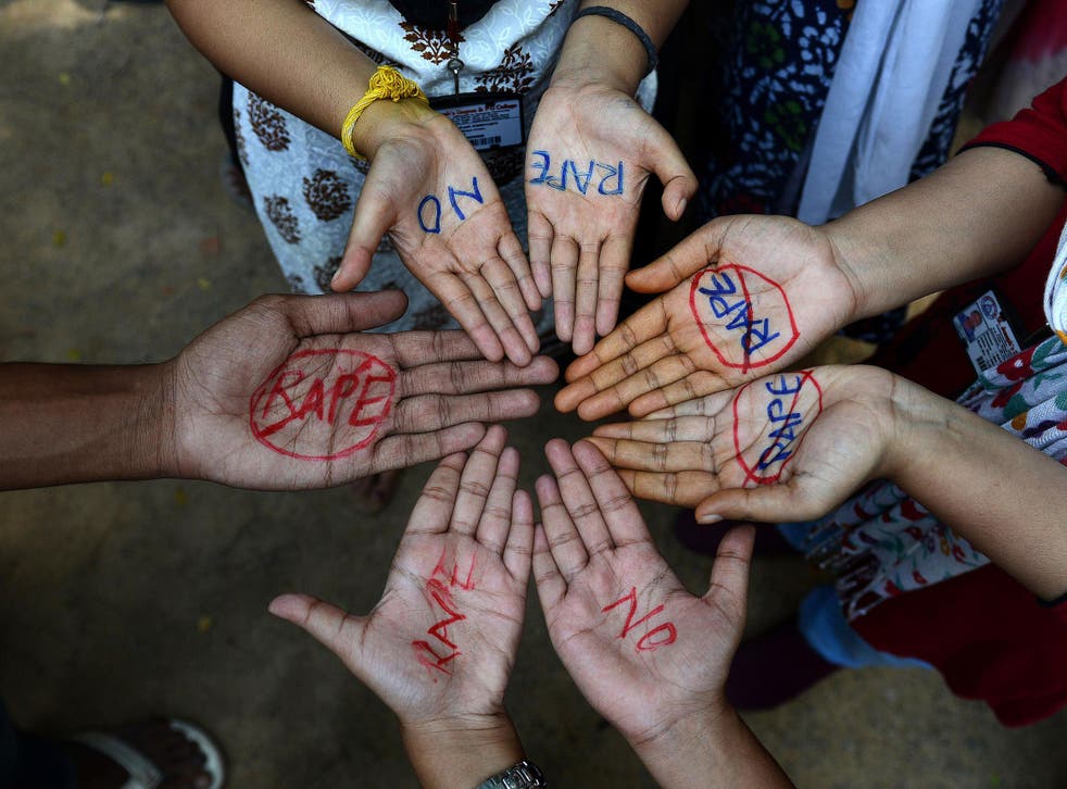 Indian studentsparticipate in an anti-rape protest in Hyderabad