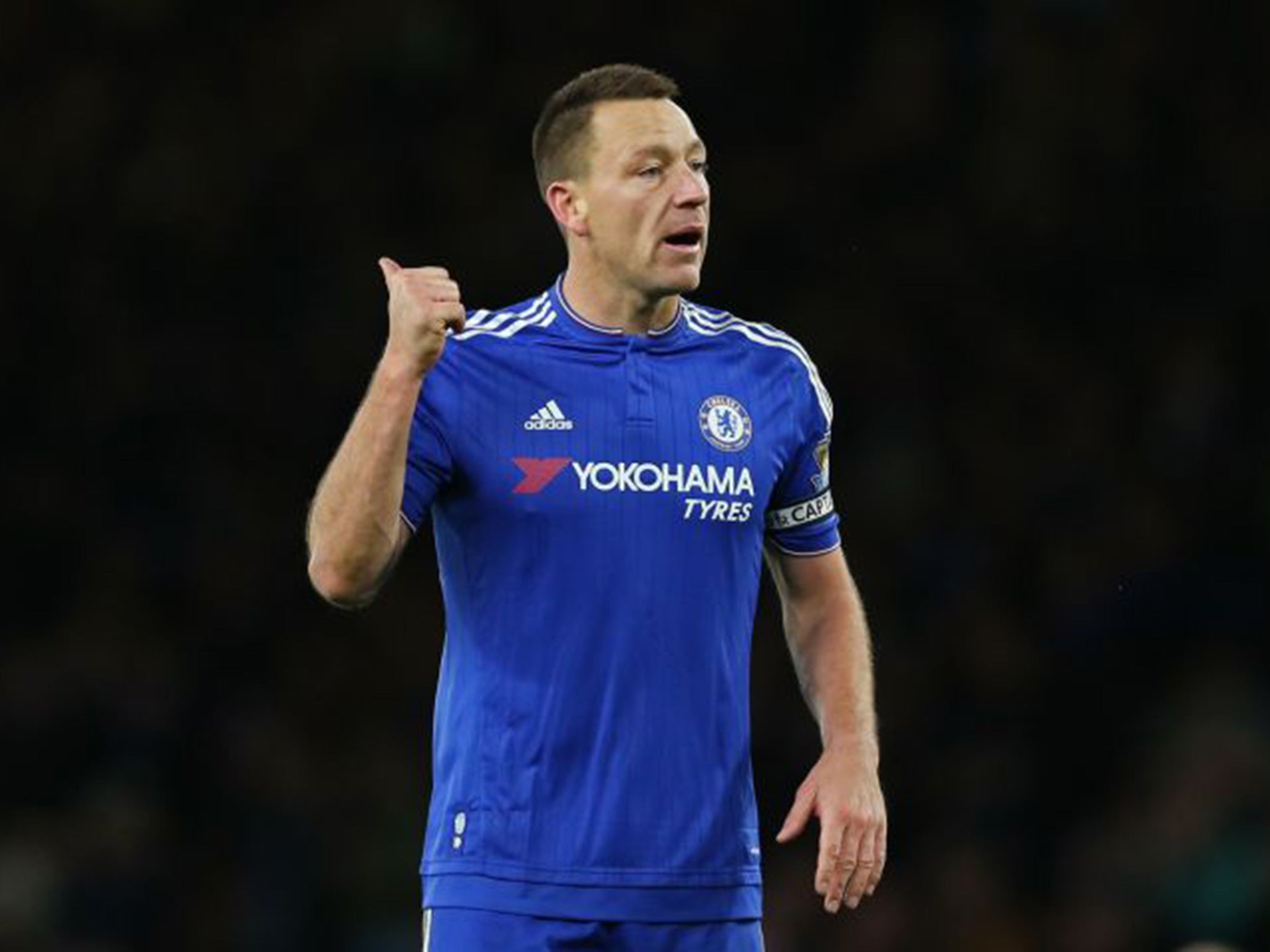 John Terry is a doubt for Chelsea after being carried off with an ankle injury on Tuesday