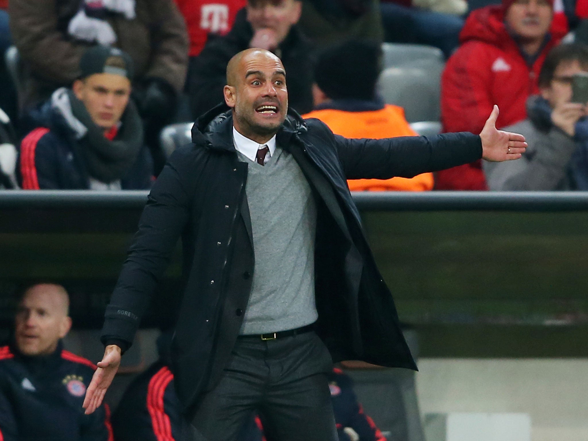 Bayern Munich manager Pep Guardiola is out of contract at the end of the season