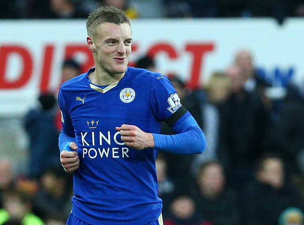 Leicester striker Jamie Vardy is wanted by Chelsea and Manchester United