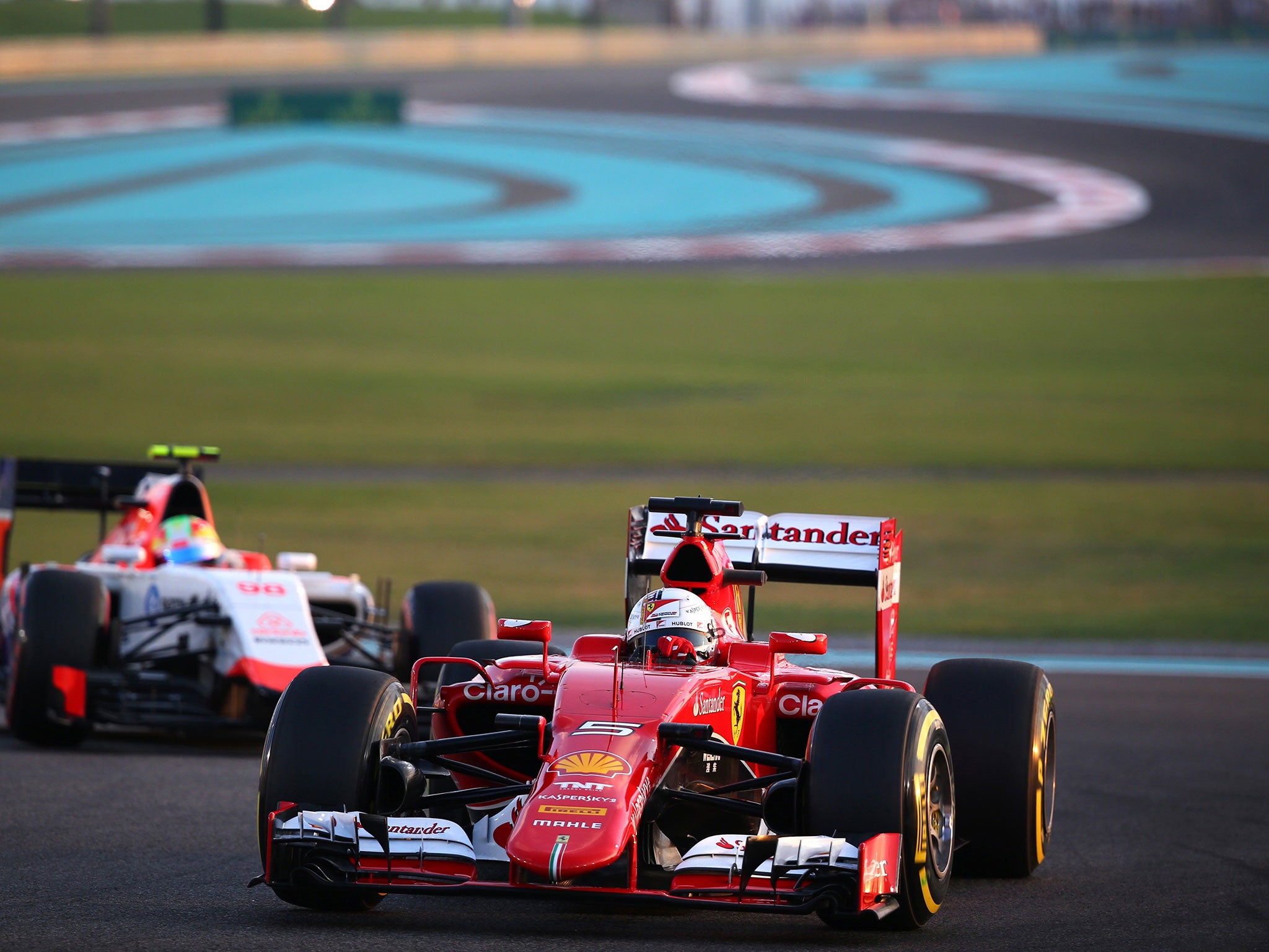 Sebastian Vettel suffered a loss of power in Q1