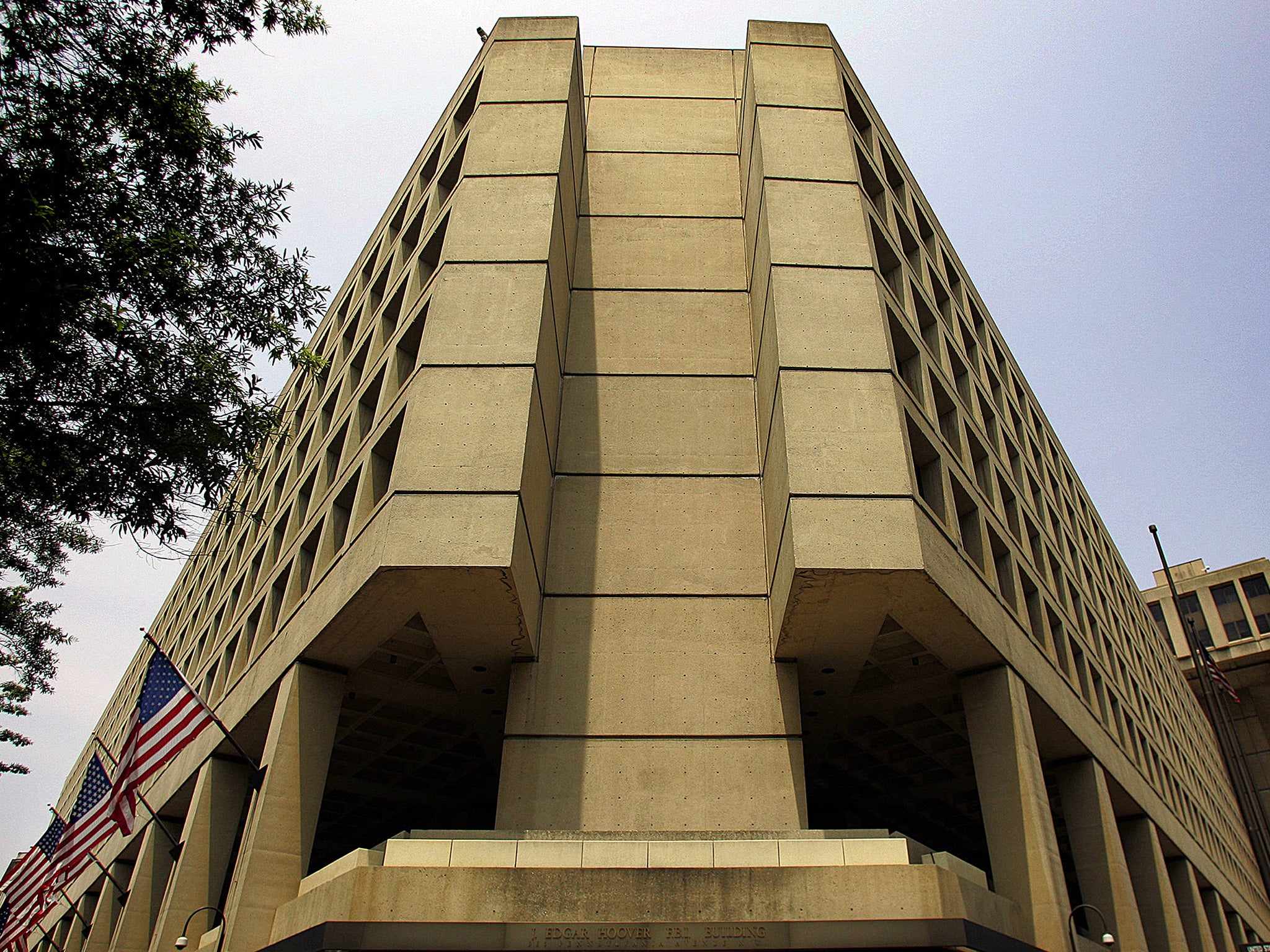 The J. Edgar Hoover FBI building in Washington, DC