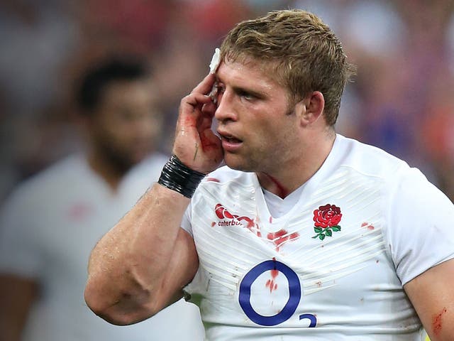 Leicester’s hooker Tom Youngs gives blood, sweat and toil for the England cause